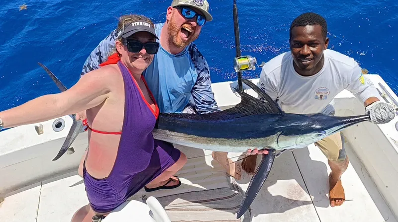 White Marlin caught in Montego Bay, Jamaica